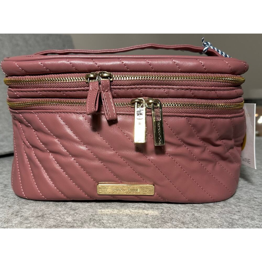 New Tartan and Twine Cosmetic Bag Pink